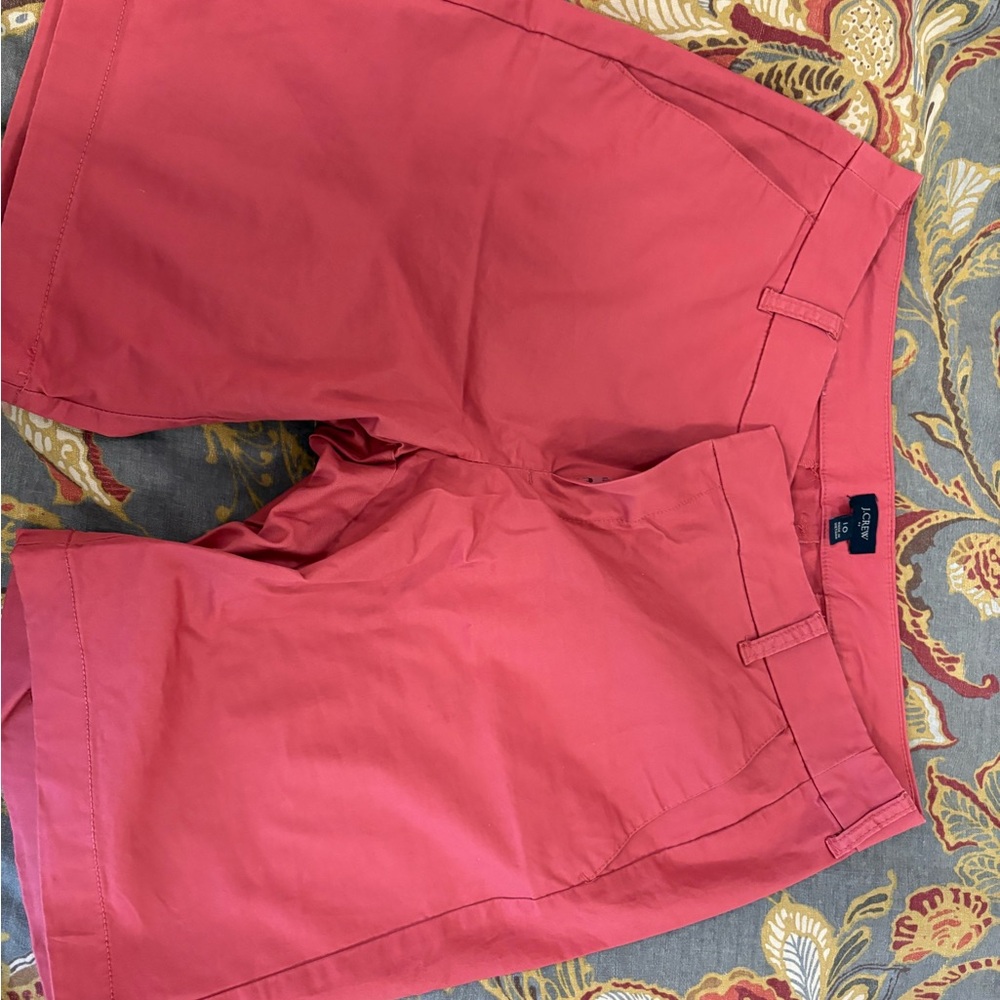 J. Crew Pinky Coral Classic Chino Bermudas 9”